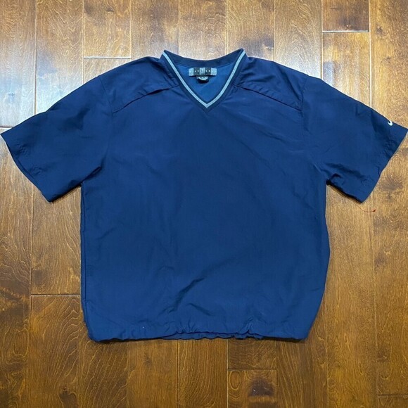 Nike Golf Vintage Vented Navy Blue Windbreaker Jacket Men's Size Extra Large - Picture 3 of 9
